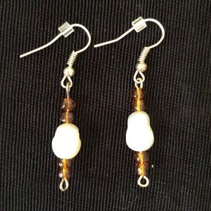Handcrafted Beaded Dangle Earrings